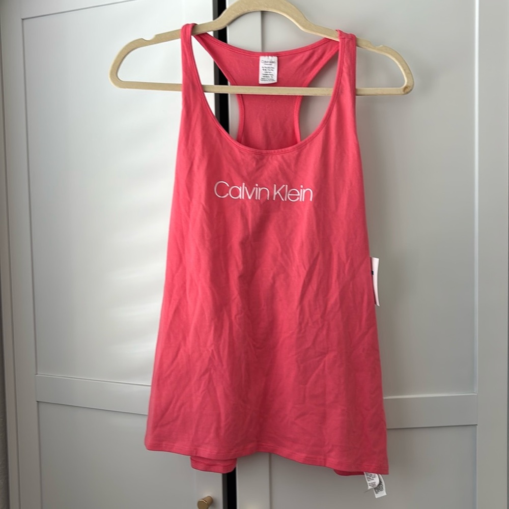 NWT Calvin Klein Coral Tank Too
